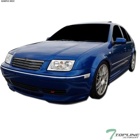 7422445310378 Compatible With 1999-2005 VW Jetta/Bora MK4 Glossy Black Aluminum Mesh Front Bumper Grill Grille in Kuwait