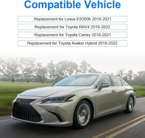JDMON ELECTRAL ENTRIVE WATER PUMP W/THERMOSTAT استبدال لكزس ES300H TOYOTA CAMRY 2018-2021 ، RAV4/AVALON HYBRID 2019-2022 2.5L بديل لـ 16032-25010 16032-F0010 16031-25010 16031-25011 in Saudi Arabia