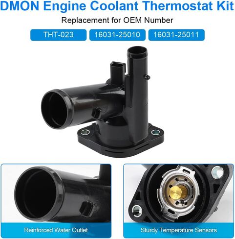 JDMON ELECTRAL ENTRIVE WATER PUMP W/THERMOSTAT استبدال لكزس ES300H TOYOTA CAMRY 2018-2021 ، RAV4/AVALON HYBRID 2019-2022 2.5L بديل لـ 16032-25010 16032-F0010 16031-25010 16031-25011 in Saudi Arabia