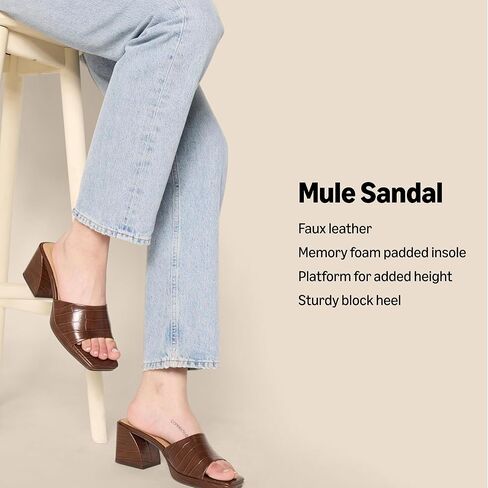 Amazon Essentials Platform's Women Mule Sandals in Kuwait
