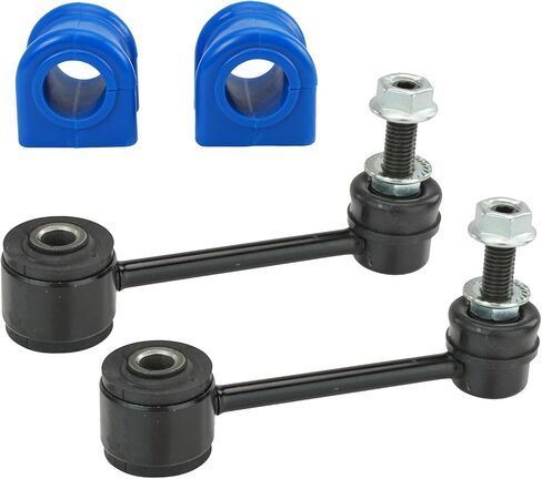 طقم التعليق الأمامي TRQ Sway Bar Brating Set Sway Bar Bar Link متوافق مع 2007-2017 Jeep Wrangler 2018 Wrangler JK in Saudi Arabia
