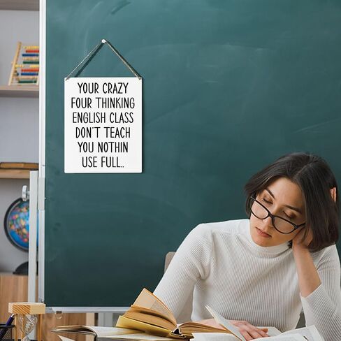 مضحك الفصول الدراسية ديكور اللغة الإنجليزية ديكور الفصول الدراسية الثانوية الفصول الدراسية ديكور ديكورات مضحكة للصفوف الفصول الدراسية العلامات الفصول الدراسية English Decore Scasshor Decor 8 × 10 بوصات in Saudi Arabia