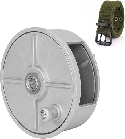 Dreamoon Lightweight Tie Wire Reel with Work Belt - Aluminum Coil Holder Wheel, Rewindable Tie Wire Dispenser, Compatible with 12-18 Gauge Wires, Portable Wire Reel for Easy Handling in Kuwait