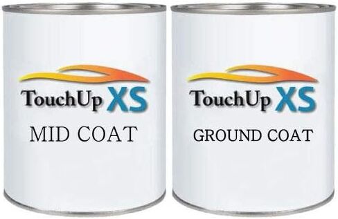 TouchupXS-Perfect Match for Mitsubishi W23 Viking White Pearl Half Pint Basecoat Paint in Saudi Arabia
