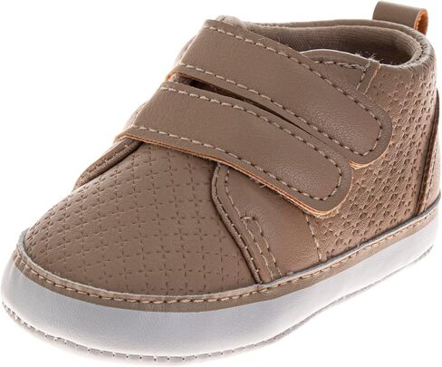 Josmo Baby Infant Sneaker Shoes Slipon Strap Closure - Lightweight Baby Shoe for Boys Newborn (Sizes: 2-4 Infants) in Saudi Arabia
