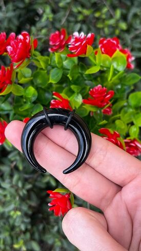 4pcs الفولاذ الجراحي 14g 12g 10g 8g 6g 4g 2g 0g 00g pincher tapers حلقات الحاجز الحاجز الهارش C. in Kuwait