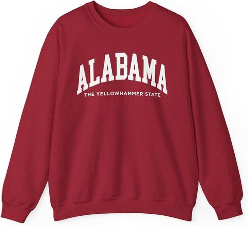 Alabama Adult Unisex Crewneck Sweatshirt in Kuwait