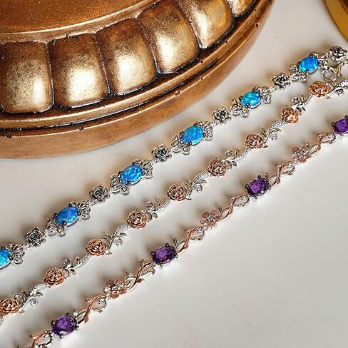 Jewelili Enchanted Disney Fine Jewelry Sterling Silver Cinderella Bracelet in Saudi Arabia