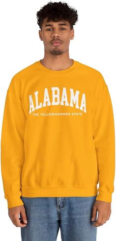 Alabama Adult Unisex Crewneck Sweatshirt in Kuwait