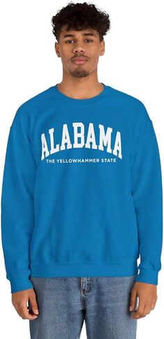 Alabama Adult Unisex Crewneck Sweatshirt in Kuwait