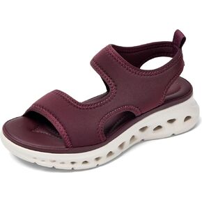 UBFEN Womens Walking Sandals Comfortable Lightweight Stretch Slip On Breathable Soft Cushion Wedge Casual Beach Travel Summer in Saudi Arabia
