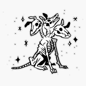 ملصق Cerberus Sticker Sticker Vinyl Decal 5 " in Kuwait