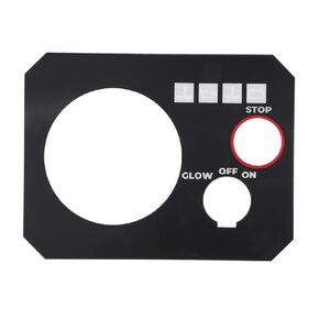 AUTOVIC for Yanmar Instrument Panel Type B Faceplate Sticker Compatible with Yanmar 3YM30 3YM20 2YM15 Replace for 129271-91120 in Saudi Arabia