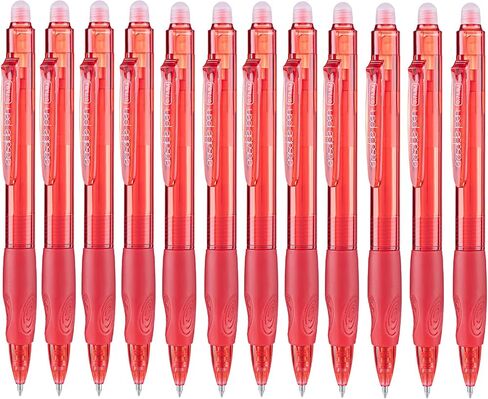 Aozora Erasable Pens Click Fine Point 0.7 mm Retractable Erasable Gel Pens for Completing Sudoku and Crossword Puzzles 12 Pack (Black) in Kuwait