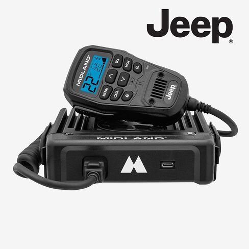 Midland - MXT500-50 واط GMRS Micromobile الراديو ثنائي الاتجاه - مزارع مزرعة المسارات البرية على الطرق الوعرة - 8 قنوات مكرر - التصميم المدمج Magnetic Mount 2.1dB كسب هوائي in Kuwait