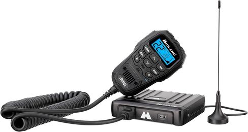 Midland - MXT500-50 واط GMRS Micromobile الراديو ثنائي الاتجاه - مزارع مزرعة المسارات البرية على الطرق الوعرة - 8 قنوات مكرر - التصميم المدمج Magnetic Mount 2.1dB كسب هوائي in Kuwait