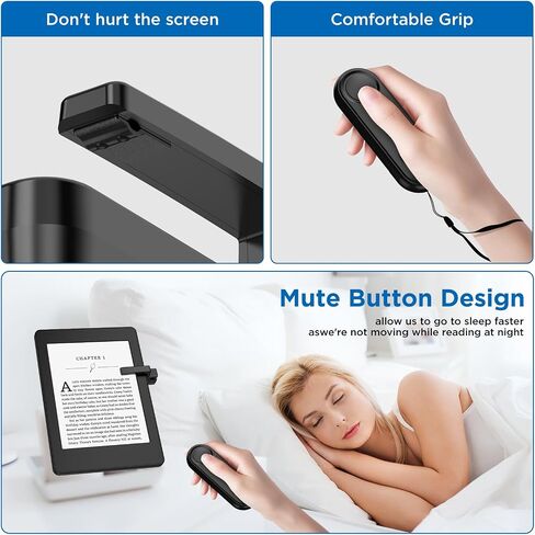 Remote Control Page Turner for Kindle Paperwhite Oasis Kobo eReaders, Page Turner Clicker for ipad Tablets Reading Novels with LCD Power Display, Agave Green in Saudi Arabia