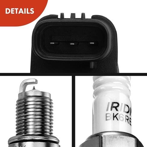 A-Premium Set of 6 Ignition Coil Pack and Iridium Spark Plugs Compatible with Honda Passport Acura SLX Isuzu Amigo Rodeo Trooper VehiCROSS in Saudi Arabia