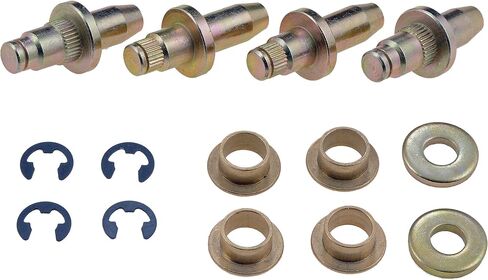 Dorman 38437 Door Hinge Pin And Bushing Kit - 4 Pins, 4 Bushings, 2 Washers, And 4 Clips Compatible with Select Cadillac / Chevrolet / GMC Models in Saudi Arabia