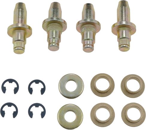 Dorman 38437 Door Hinge Pin And Bushing Kit - 4 Pins, 4 Bushings, 2 Washers, And 4 Clips Compatible with Select Cadillac / Chevrolet / GMC Models in Saudi Arabia