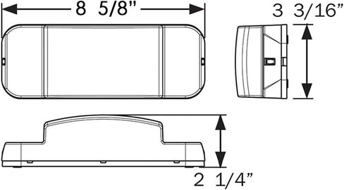 Optronics RVSTLB60P Led Passenger Side Tail Light (Rv Combination), Red in Saudi Arabia