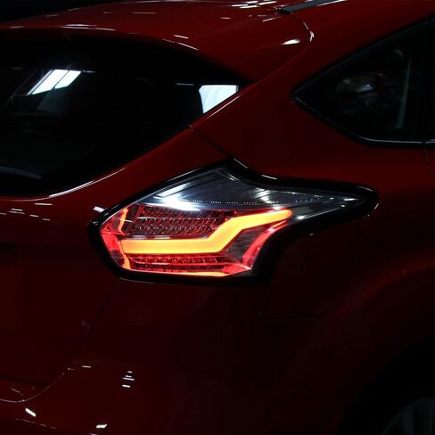 مواصفات توليف الأشرار السوداء LED LED LIDES متوافقة مع 2015-2018 FORD FOCUS SE/ST/Titanium Hatchback ، 2016-2018 FORD FOCUS in Saudi Arabia