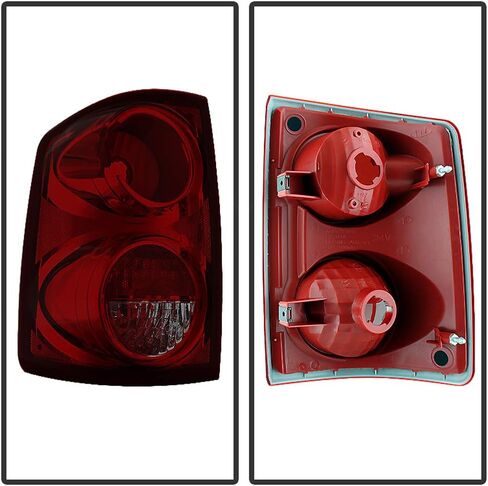 ACANII - For Blk Tinted 2005-2011 Dodge Dakota Tail Lights Lamps Replacement Left+Right 05-11 in Saudi Arabia