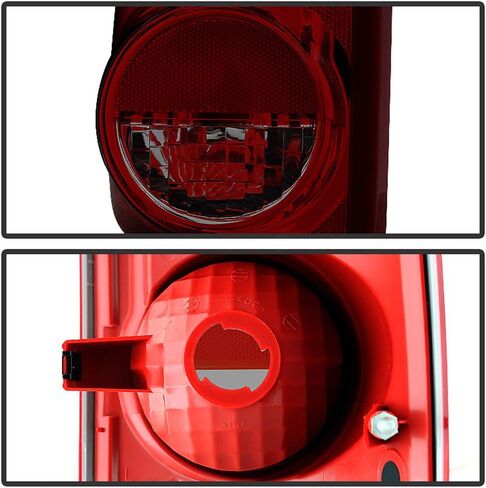 ACANII - For Blk Tinted 2005-2011 Dodge Dakota Tail Lights Lamps Replacement Left+Right 05-11 in Saudi Arabia