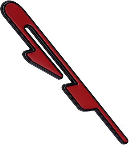 Chrome Metal GT Car Badge 3D Car Lid Turbo Turbo Letter Emblem Suv Coup Truck Truck Logo Sticker Decal (Black & Red) in Kuwait