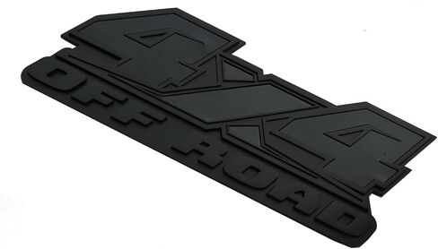 2pcs 4x4 Off Road Emblems ملصقات ملحقات التزيين التلقائي التزيين الشارة الرابحة لـ F-150 F-250 F-350 Tacoma Tundra Ram Silverado Truck (Chrome Red) in Kuwait