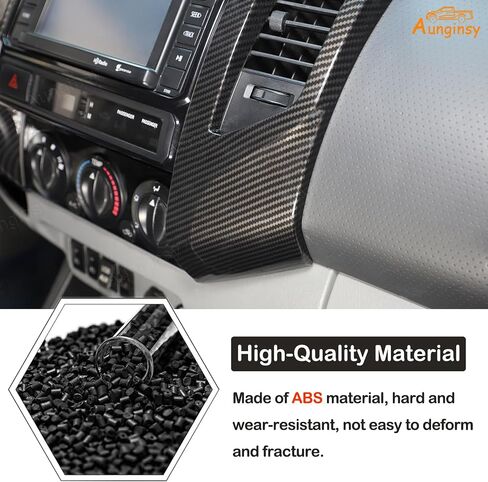 Aunginsy Center Censole Conference Air Outlet Outlet Cover متوافق مع تويوتا تاكوما 2011-2015 CAR CENCOLE CENTOLE CONSOLE تكييف الهواء تنفيس تغطية الإطار الزخرفية. in Kuwait