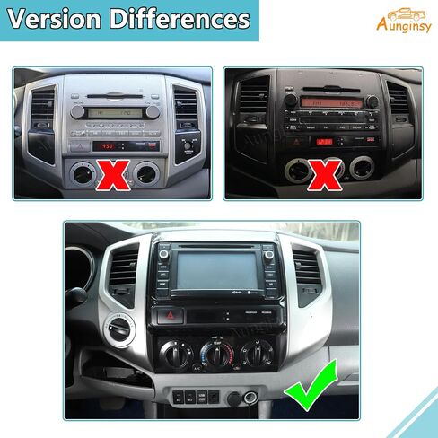 Aunginsy Center Censole Conference Air Outlet Outlet Cover متوافق مع تويوتا تاكوما 2011-2015 CAR CENCOLE CENTOLE CONSOLE تكييف الهواء تنفيس تغطية الإطار الزخرفية. in Kuwait