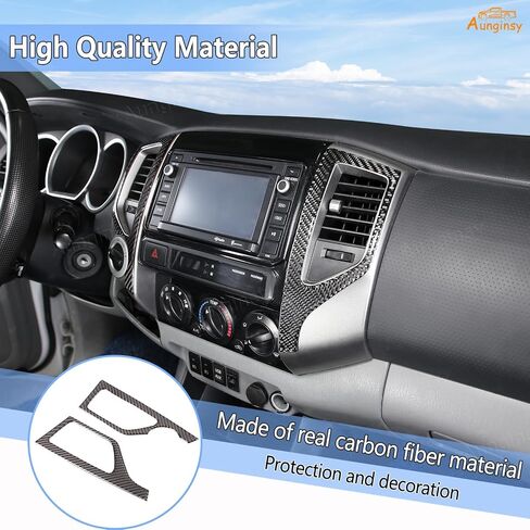 Aunginsy Center Censole Conference Air Outlet Outlet Cover متوافق مع تويوتا تاكوما 2011-2015 CAR CENCOLE CENTOLE CONSOLE تكييف الهواء تنفيس تغطية الإطار الزخرفية. in Saudi Arabia
