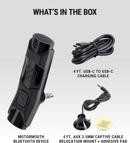 Scosche BTFM8 Bluetooth FM Transmitter Car, Dual 12W USB-C and USB-A Charging Ports, Fast Type-C Car Charger, Wireless Radio Bluetooth Adapter, Hands-Free Kit for Calls, Siri and Google Assistant in Kuwait