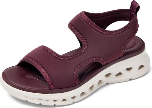 UBFEN Womens Walking Sandals Comfortable Lightweight Stretch Slip On Breathable Soft Cushion Wedge Casual Beach Travel Summer in Saudi Arabia