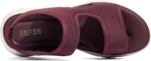 UBFEN Womens Walking Sandals Comfortable Lightweight Stretch Slip On Breathable Soft Cushion Wedge Casual Beach Travel Summer in Saudi Arabia