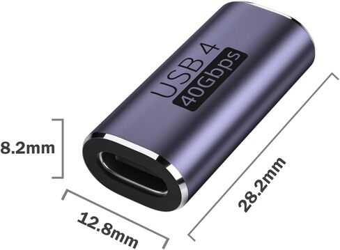 Pastall 5 Pack USB C Female to Female Adapter.Usbc Extender.USBC Coupler Supports Up to 10Gbps Data Transfer and 100W Fast Charging.Compatible with Thunderbolt 4/3 Supports 8K@60Hz Video. in Saudi Arabia