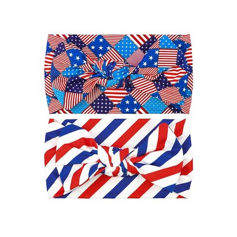 غلاف رأس الطفل المصنوع يدويًا مع أقواس ناعمة رضيع رضيع مريح القوس للبنات والفتيان حديثي الولادة ، ملحقات الشعر المطبوعة كامو الصغار. in Kuwait