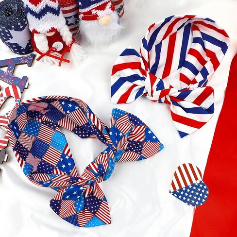 غلاف رأس الطفل المصنوع يدويًا مع أقواس ناعمة رضيع رضيع مريح القوس للبنات والفتيان حديثي الولادة ، ملحقات الشعر المطبوعة كامو الصغار. in Kuwait