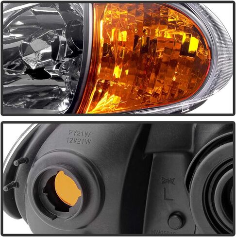 ACANII - For 2in1 Black 1993-1997 Honda Civic Del Sol Headlights w/ Corner Signal Lamps Driver & Passenger Side 94 95 96 in Saudi Arabia