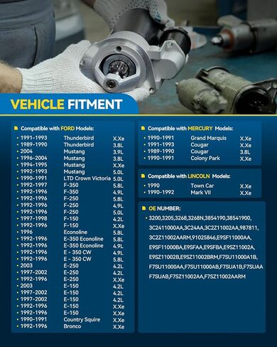 Philtop Automotive Starter متوافق مع 2013-2017 Accent/Veloster ، 2012-2014 Soul 1.6L ، 2013-2015 Rio10 Tooth for 30256n in Kuwait