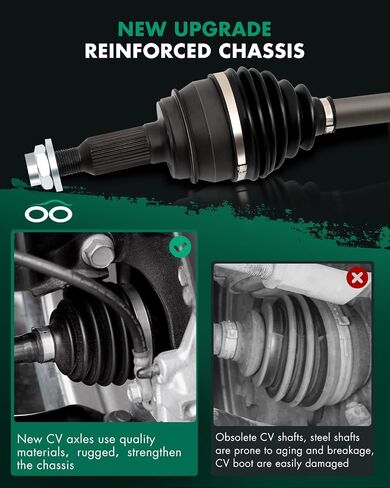 Scitoo Complete Front CV Axle Half Roass for 60-3316 NCV12183 لـ Escalade 1999-2000 2002-2006 ، Escalade ESV 2003-2006 ، ext 2003-2006 in Saudi Arabia