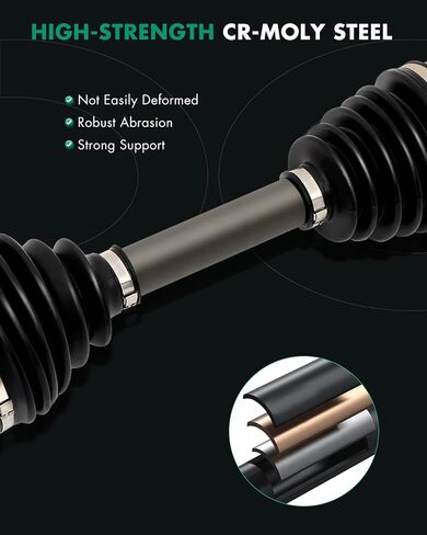 Scitoo Complete Front CV Axle Half Roass for 60-3316 NCV12183 لـ Escalade 1999-2000 2002-2006 ، Escalade ESV 2003-2006 ، ext 2003-2006 in Saudi Arabia