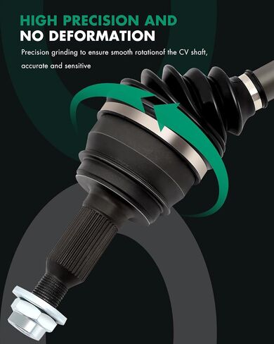 Scitoo Complete Front CV Axle Half Roass for 60-3316 NCV12183 لـ Escalade 1999-2000 2002-2006 ، Escalade ESV 2003-2006 ، ext 2003-2006 in Saudi Arabia