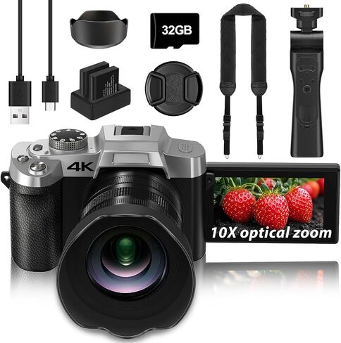 Kids Camera, Digital Camera for Kids Age 3-5 Boys/Girls, Toddler Cameras for 6 7 8 9 10 11 12 Year Old Christmas Birthday Festival Gifts, Cameras Toys with 16G TF Card, Pink in Saudi Arabia