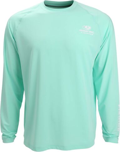 EAG ELITE MOSSY OAK Long Sleeve Solid Performance Shirt in Kuwait