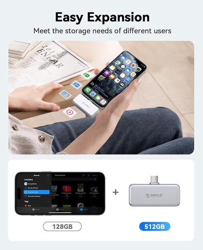 Orico Flashpod 1TB SSD محمول يصل إلى 2000 ميجابايت/ثانية ، تصميم المكونات المباشرة ، SSD الخارجي عالي السرعة مع واجهة USB 3.2 Gen2x2 20GBPS ، تخزين موثوق به لسلسلة iPhone 16 ، الأجهزة اللوحية ، أجهزة الكمبيوتر المحمولة - S20 in Saudi Arabia