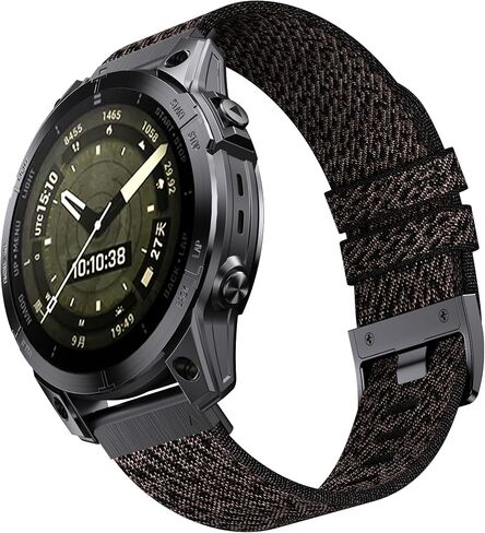 Banso لـ Garmin Fenix ​​5x/6x/7x/8 51mm Watch Band ، نطاقات مراقبة QuickFit 26 مم لـ Garmin Fenix ​​7x Pro Sapphire Solar/6x Pro/5x Plus ، لـ Garmin Fenix ​​3 ، Tactix Delta in Kuwait