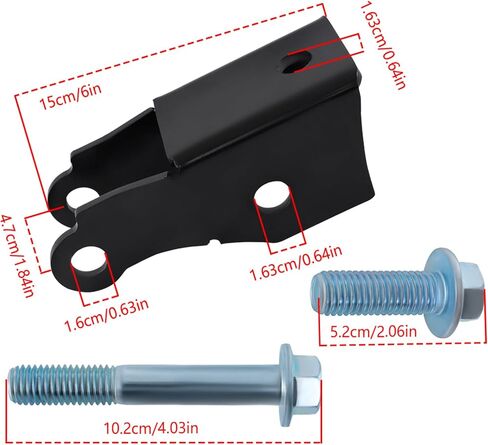 LABLT Rear Shock Extender for Lowered Kit Replacement for 1973-1987 Silverado C10 K5 Blazer Sierra C15 Jimmy 2WD in Saudi Arabia