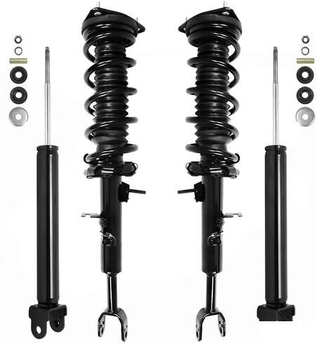 COMPLETESTRUTS - Front Complete Strut Assemblies with Coil Springs and Rear Shock Absorbers Replacement for 2003-2005 Nissan 350Z - Set of 4 in Saudi Arabia